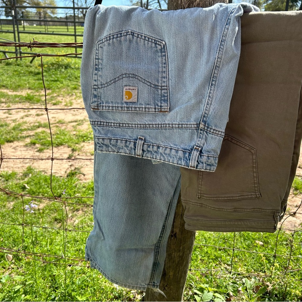 Two pairs of jeans both together 16size